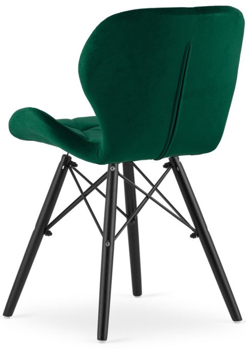 Krzesło tapicerowane VASTO GREEN FOREST VELVET SMOKE