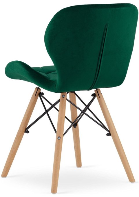Krzesło tapicerowane VASTO GREEN FOREST VELVET
