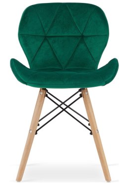 Krzesło tapicerowane VASTO GREEN VELVET