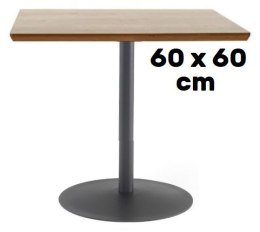 Stół kwadratowy VICTORY WOOD 60x60 SMOKE OUTLET
