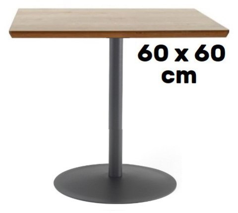 Stół kwadratowy VICTORY WOOD 60x60 SMOKE OUTLET