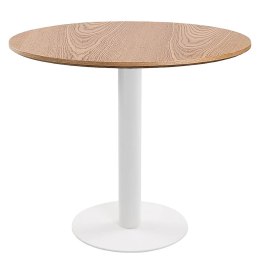 Stół okrągły VICTORY DARK WOOD 70 cm MILK