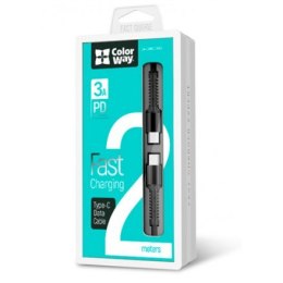 ColorWay | PD Fast Charging | 3 A | Type-C Data Cable