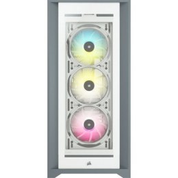 Corsair | ATX PC Smart Case | 5000X RGB | Okno boczne | Biały | Mid-Tower | Zasilacz w zestawie Nie | ATX