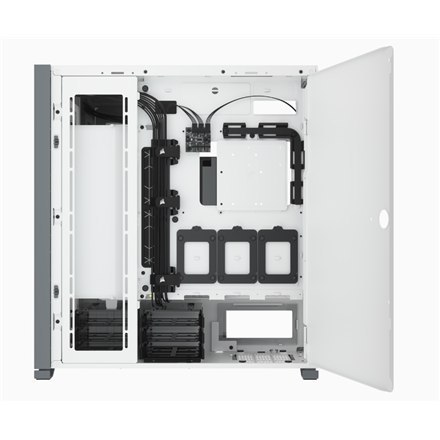 Corsair | Obudowa PC ze szkła hartowanego | 7000D AIRFLOW | Okno boczne | Biały | Full-Tower | Zasilacz w zestawie Nie | ATX