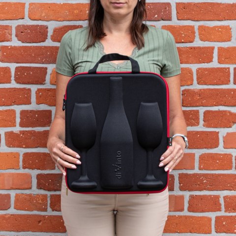 Etui prosecco szampan z kieliszkami diVinto Avant