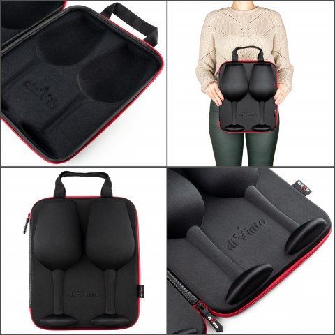 Etui z kieliszkami diVinto Who cares do wina XXL