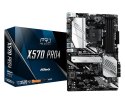 ASRock | X570 Pro4 | Rodzina procesorów AMD | Gniazdo procesora AM4 | DDR4 DIMM | Gniazda pamięci 4 | Obsługiwane interfejsy dys