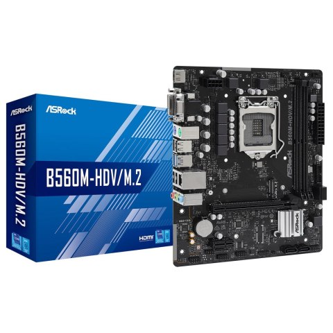 ASRock | B560M-HDV R3.0 | Rodzina procesorów Intel | Gniazdo procesora LGA1200 | DDR4 DIMM | Gniazda pamięci 2 | Obsługiwane int