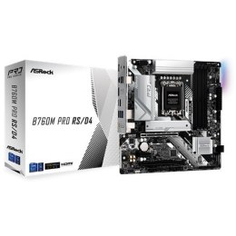 ASRock | B760M PRO RS/D4 | Rodzina procesorów Intel | Gniazdo procesora LGA1700 | DDR4 DIMM | Obsługiwane interfejsy dysków twar