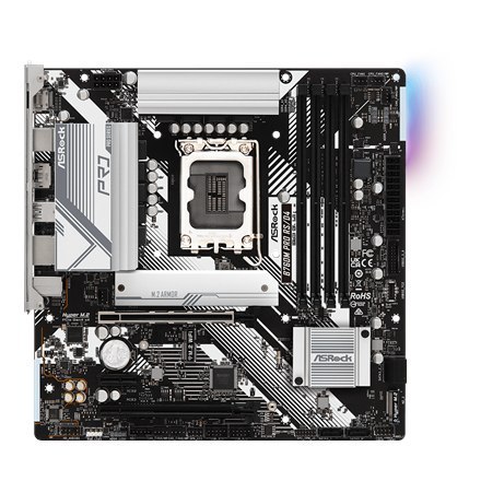 ASRock | B760M PRO RS/D4 | Rodzina procesorów Intel | Gniazdo procesora LGA1700 | DDR4 DIMM | Obsługiwane interfejsy dysków twar