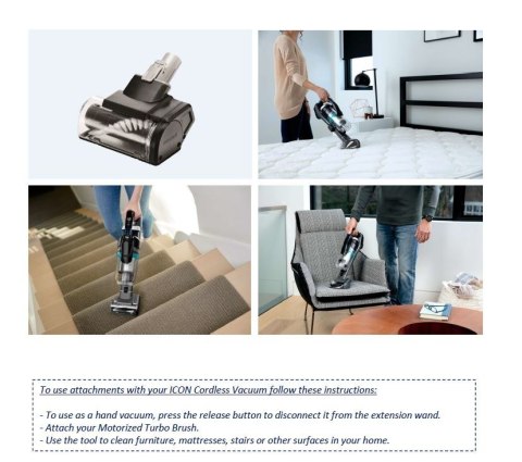 Bissell | Icon Motorized Turbo Brush | No ml | 1 szt.