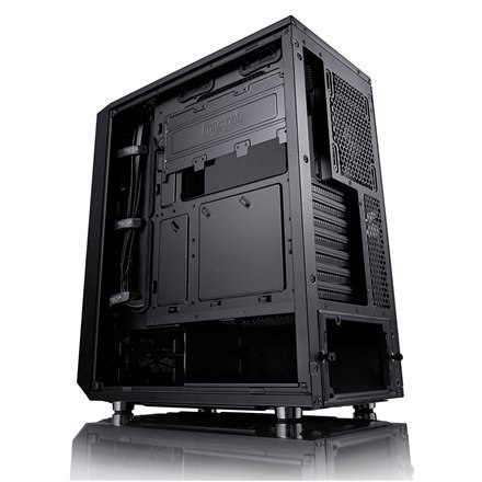 Fractal Design | Meshify C | FD-CA-MESH-C-BKO-TG | Side window | Left side panel - Tempered Glass | Black | ATX | Power supply i