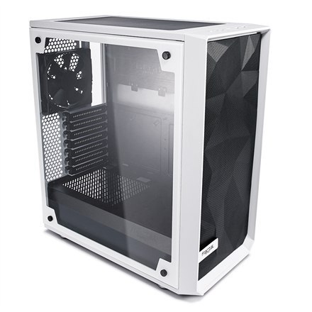 Fractal Design | Meshify C White - TG | FD-CA-MESH-C-WT-TGC | Side window | White | ATX | Power supply included No | ATX