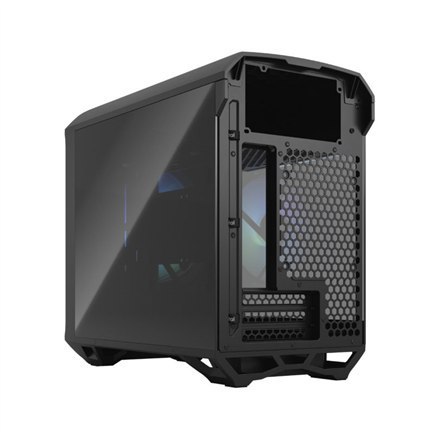Fractal Design | Torrent Nano RGB TG Light Tint | Side window | Black | Power supply included | ATX