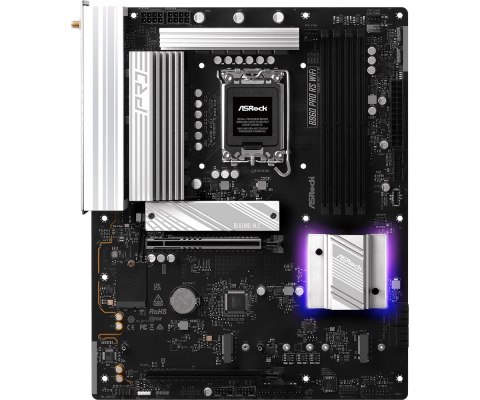 ASRock B860 PRO RS WIFI | Processor family Intel | Processor socket LGA1851 | DDR5 | Supported hard disk drive interfaces SATA,