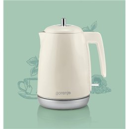 Gorenje | Kettle | K15RL | Electric | 2200 W | 1.7 L | Plastic and metal | 360° rotational base | Champagne
