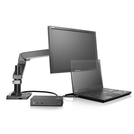 Lenovo | Inne | Ramię o regulowanej wysokości | Czarny