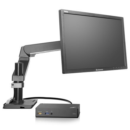 Lenovo | Inne | Ramię o regulowanej wysokości | Czarny