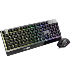 MSI Vigor GK30 COMBO US MSI | Vigor GK30 COMBO | Zestaw klawiatura i mysz | Podświetlenie LED RGB | US | Przewodowy