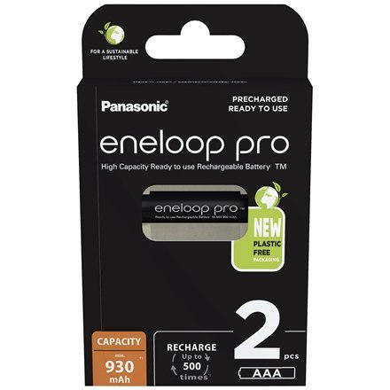 Panasonic | AAA | 930 mAh | 2 sztuki | ENELOOP Pro BK-4HCDE/2BE