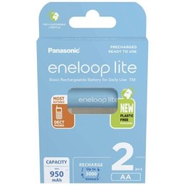 Panasonic | ENELOOP Lite BK-3LCCE/2BE | AA | 950 mAh | 2 szt.