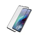 PanzerGlass | Ochraniacz ekranu - szkło | Motorola Moto G100 | Szkło hartowane | Czarny | Przezroczysty
