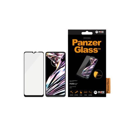 PanzerGlass | Ochraniacz ekranu - szkło | Motorola Moto G50 | Szkło hartowane | Czarny | Przezroczysty