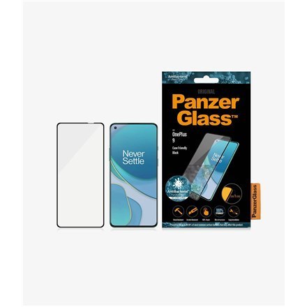 PanzerGlass | Ochraniacz ekranu - szkło | OnePlus 9 | Szkło hartowane | Czarny | Przezroczysty