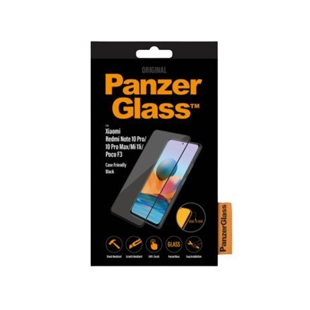 PanzerGlass | Ochraniacz ekranu - szkło | Xiaomi MI 11 Lite, 11i; Xiaomi Redmi Note 10 Pro | Szkło hartowane | Czarny | Przezroc