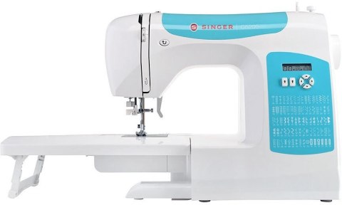 Singer | C5205-TQ | Sewing Machine | Number of stitches 80 | Number of buttonholes 1 | White/Turquoise
