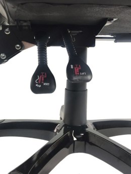 Fotel obrotowy do biurka TITAN BLACK ALCANTARA BASIC SPC