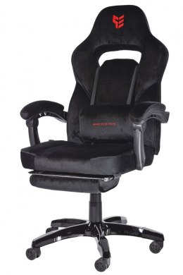 Fotel obrotowy do biurka TITAN BLACK ALCANTARA PRO SPC