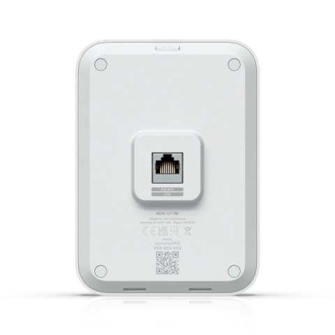 Ubiquiti | Access Point | U7 In-Wall | 802.11ac | 4300 Mbit/s | Ethernet LAN (RJ-45) ports 3 | MU-MiMO Yes | PoE in