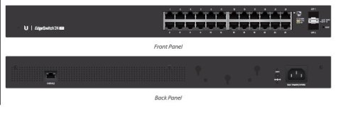 Ubiquiti | EsgeSwitch | ES-24-Lite | Web managed | Rackmountable | 1 Gbps (RJ-45) ports quantity 24 | SFP ports quantity 2