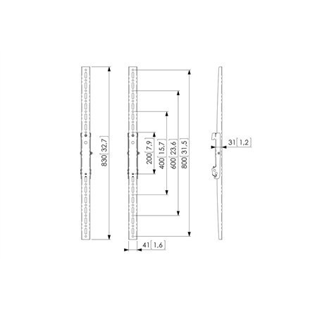 Vogels PFS3208 interface display strip 160 kg Vogels