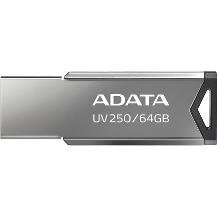 ADATA | Pamięć USB | UV250 | 64 GB | USB 2.0 | Srebrny