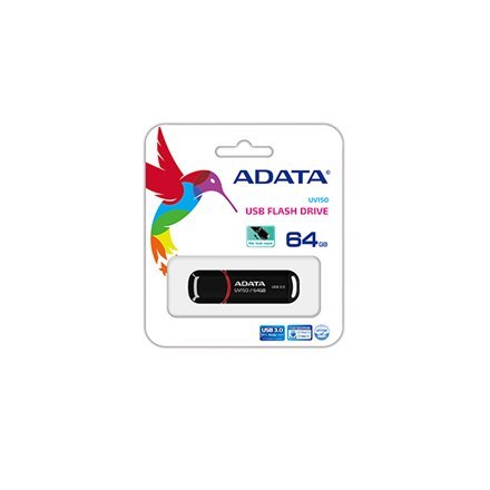 ADATA | UV150 | 64 GB | USB 3.0 | Czarny