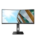 AOC | CU34P2C | 34 " | VA | WQHD | 21:9 | 1 ms | 300 cd/m² | Czarny | Porty HDMI 1 | 100 Hz