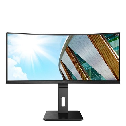 AOC | CU34P2C | 34 " | VA | WQHD | 21:9 | 1 ms | 300 cd/m² | Czarny | Porty HDMI 1 | 100 Hz