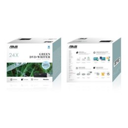 Asus | 24D5MT | Wewnętrzny | Napęd DVD±RW (±R DL) / DVD-RAM | Czarny | Serial ATA